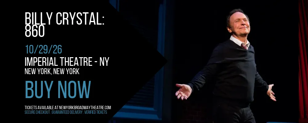Billy Crystal at Imperial Theatre - NY
