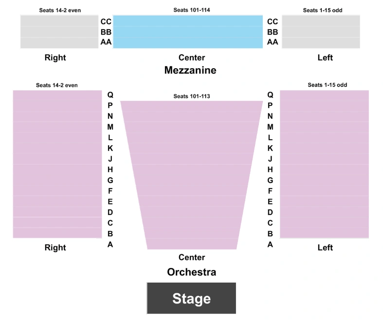 Laura Pels Theatre Seating Chart